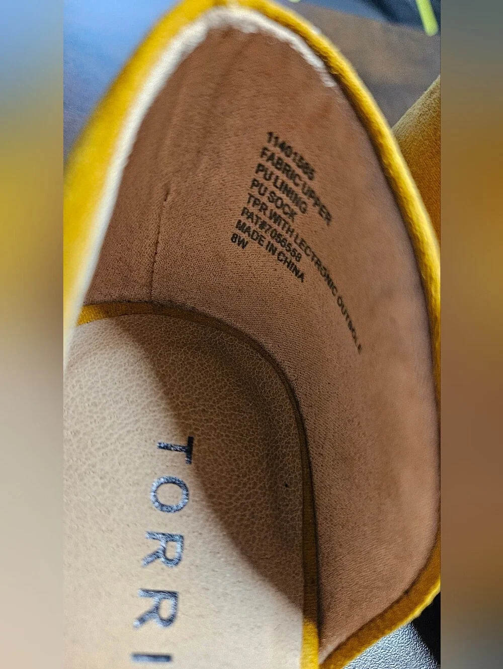 Torrid 8W Mustard Yellow Suede Bow Pointed Toe Flats